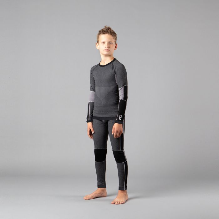 Ensemble thermique sans coutures enfants