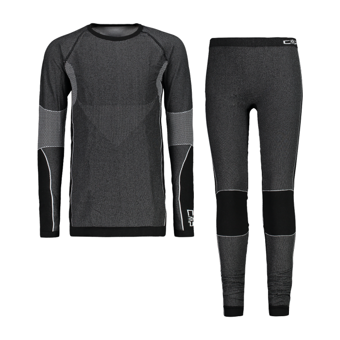 Ensemble thermique sans coutures enfants