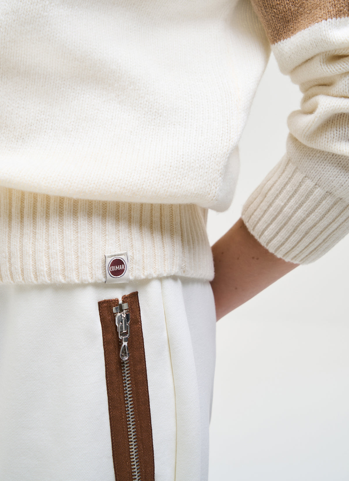 pull bicolour turtleneck
