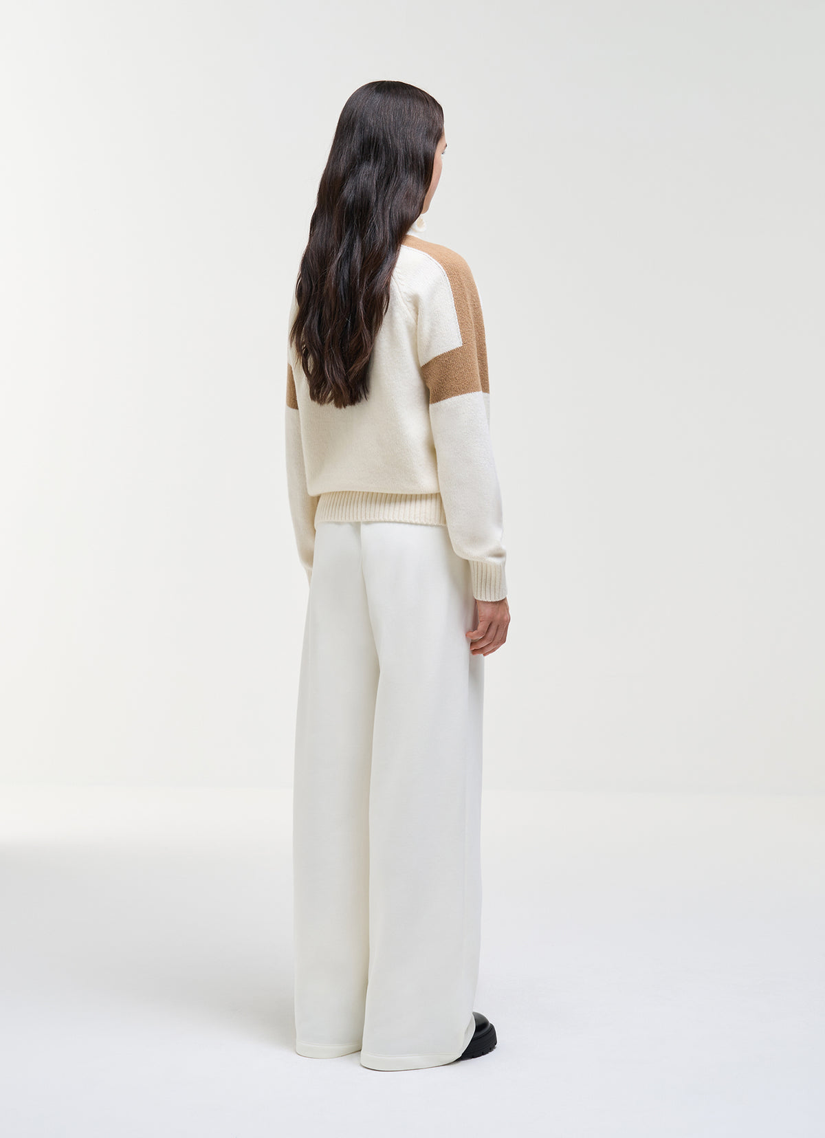 pull bicolour turtleneck