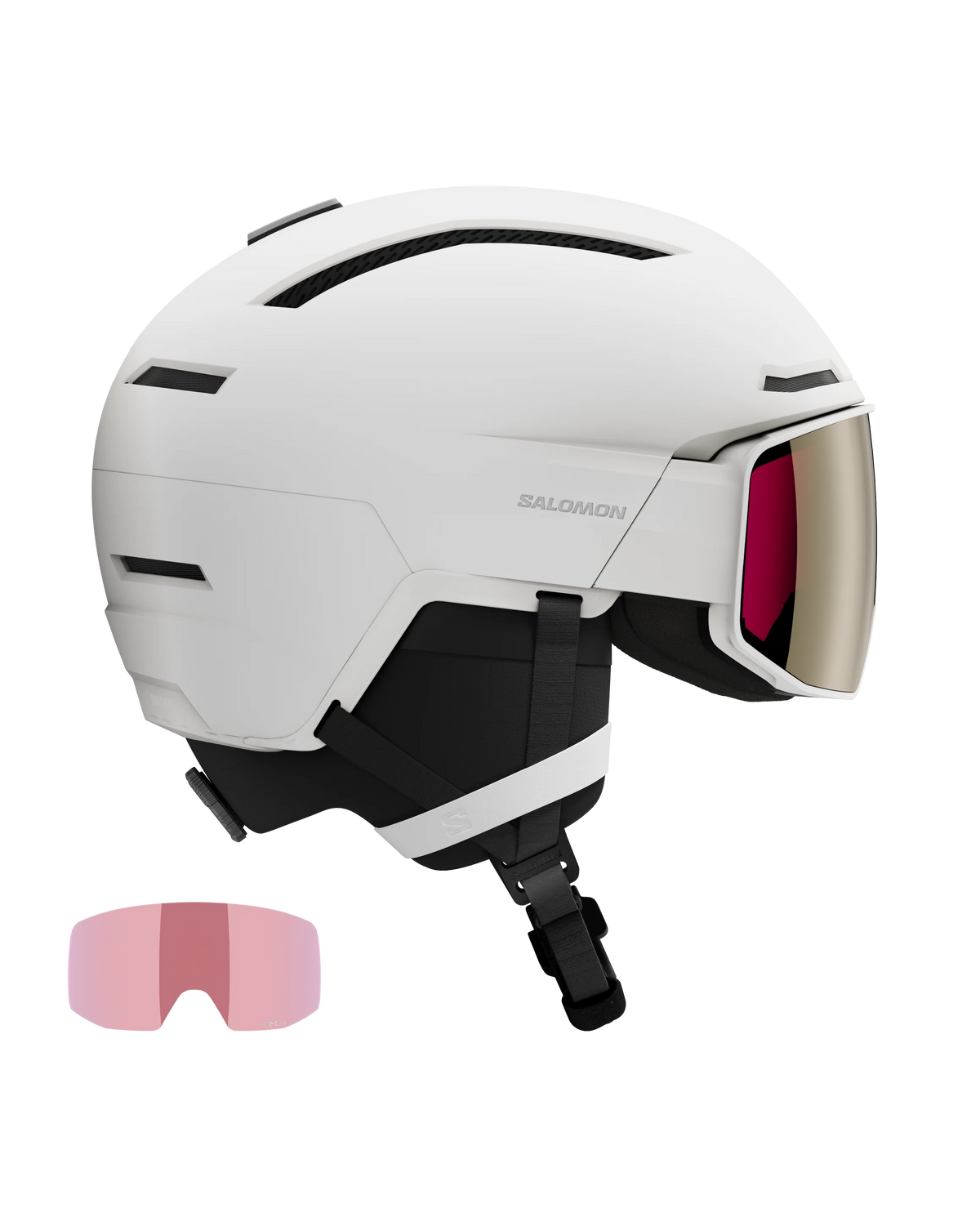 Casque de ski à visière DRIVER PRIME SIG PL MIPS white