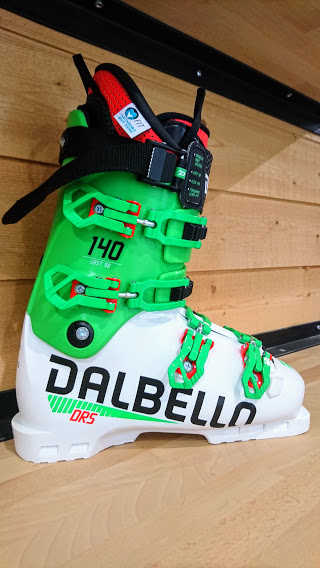nous voyons sur la photo une chaussure de ski Dalbello